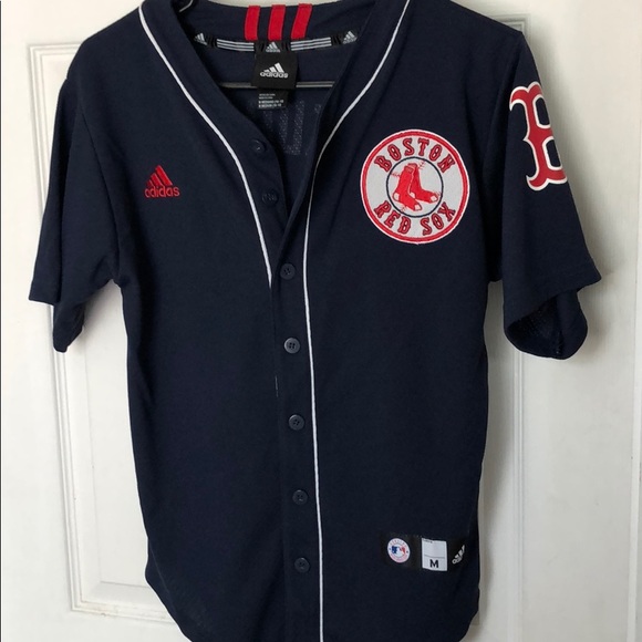 adidas Tops - Adidas Pedroia #15 Red Sox Jersey